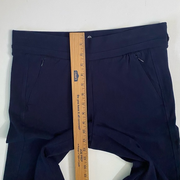 T by Talbots Activewear Yoga Tech Bootcut Pants Women Size Small Navy Dark Blue - Picture 4 of 14
